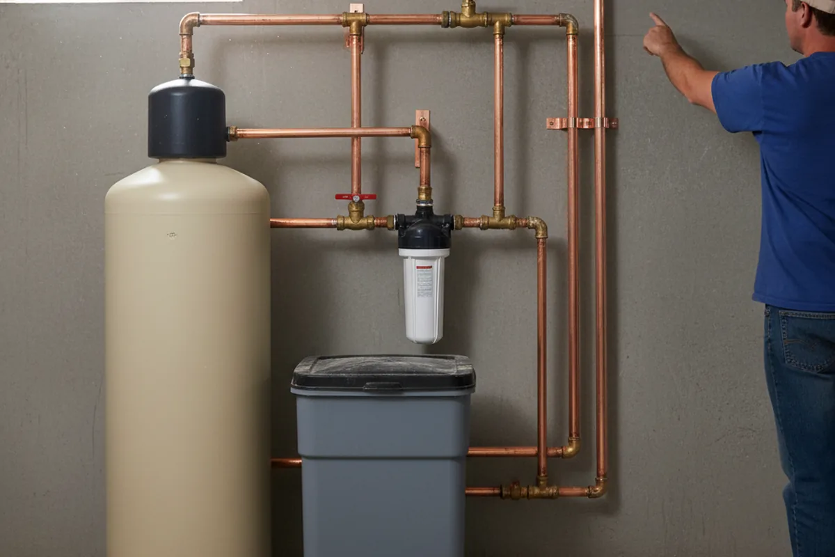 Whole-house water treatment system installed in Overton